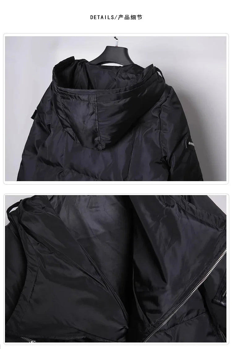 Long Zipper Style Padded Jacket
