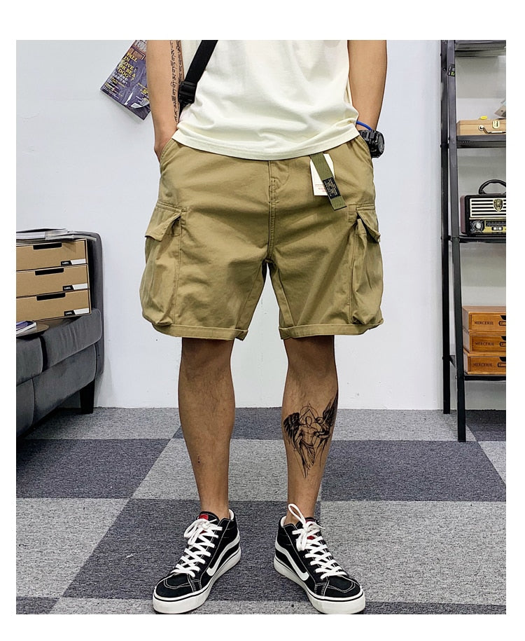 Tactical Multi-Pocket Cargo Shorts