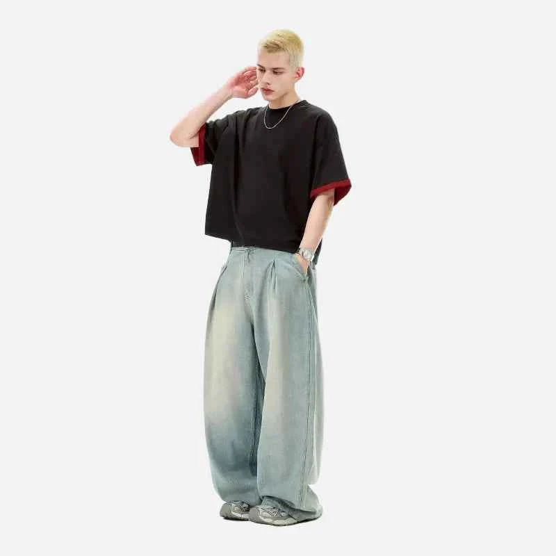 Versatile Y2K Reversible Cooling Tech T-Shirt