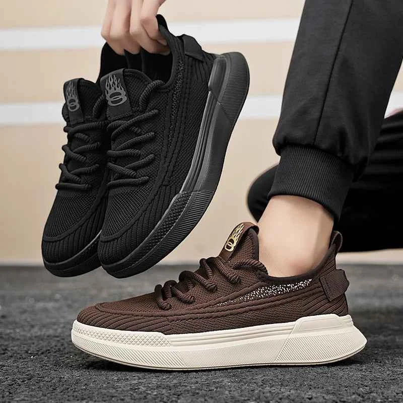 Breathable Soft Mesh Lace-Up Casual Sneaker