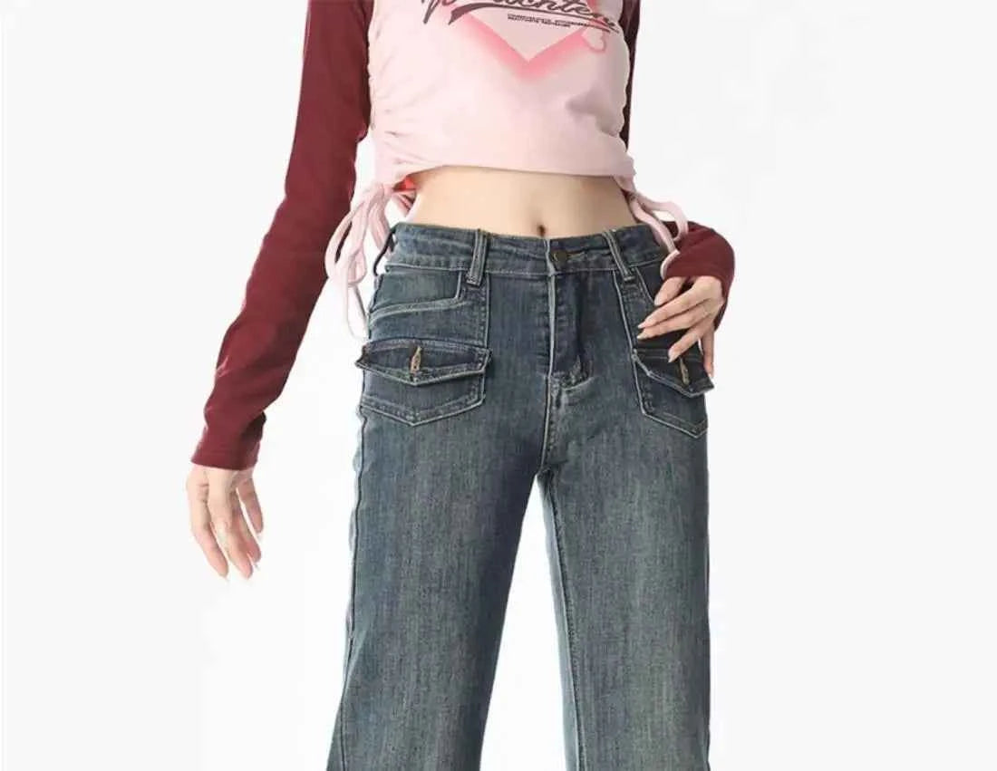 Spicy Girl High Waisted Flared Jeans