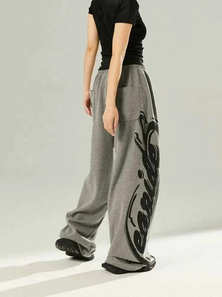 Jazzy Printed Hip Hop Dance Sweatpants