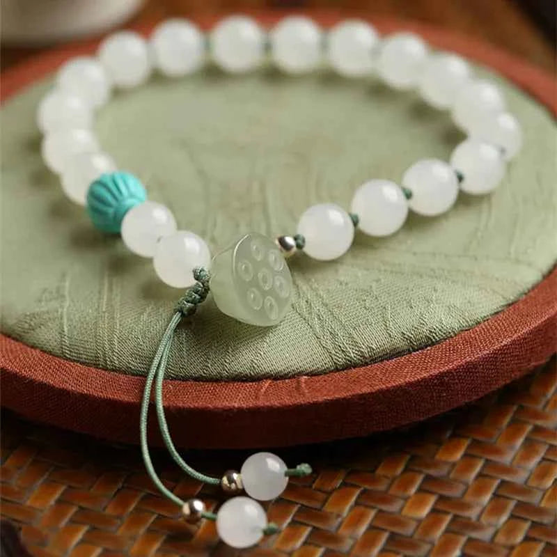High Quality White Jade Crystal Bracelet