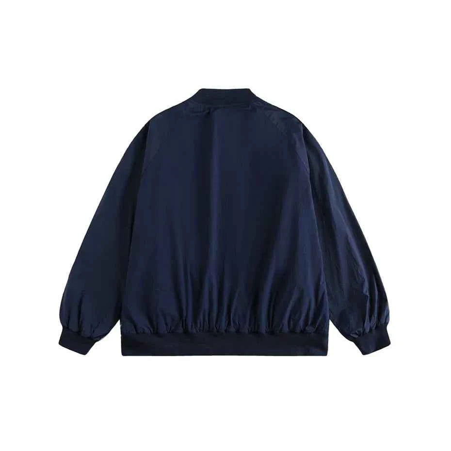 Summer Streetwear Striped Sport Windbreaker Jacket
