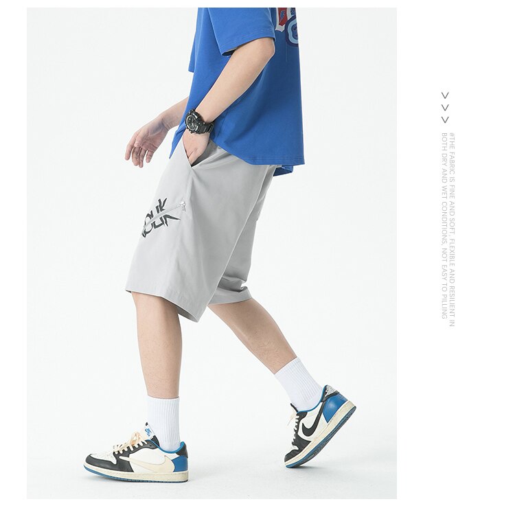Y2K Centered Zipper Style Shorts