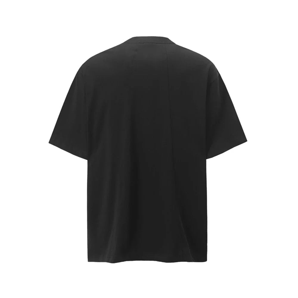 Lightweight Patchwork Grunge Urban Cotton T-Shirt - Luxuryurbanwear