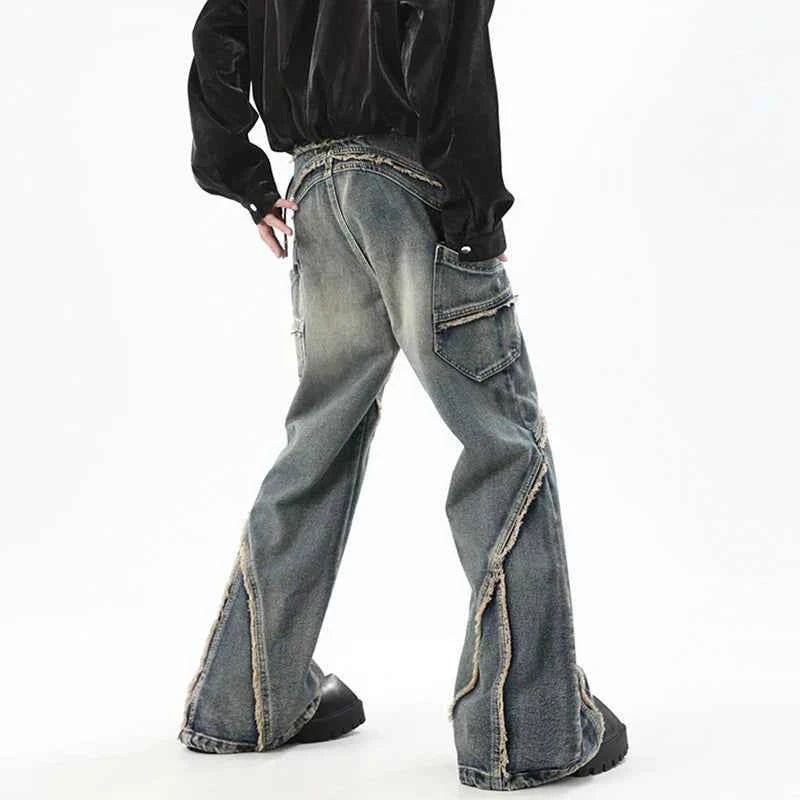 Vintage Easy Care Washed Slim Denim Baggy Jeans
