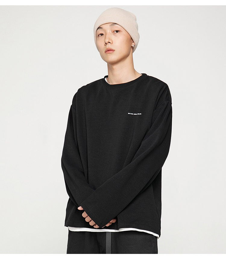 We lead, others copy© Casual Solid Long Sleeve