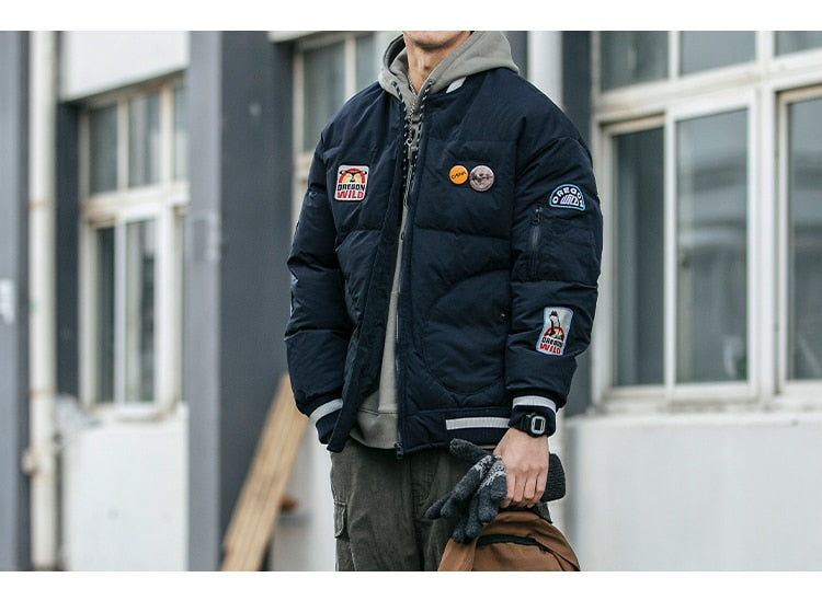 OREGON WILD Rock Patches Bomber Jacket