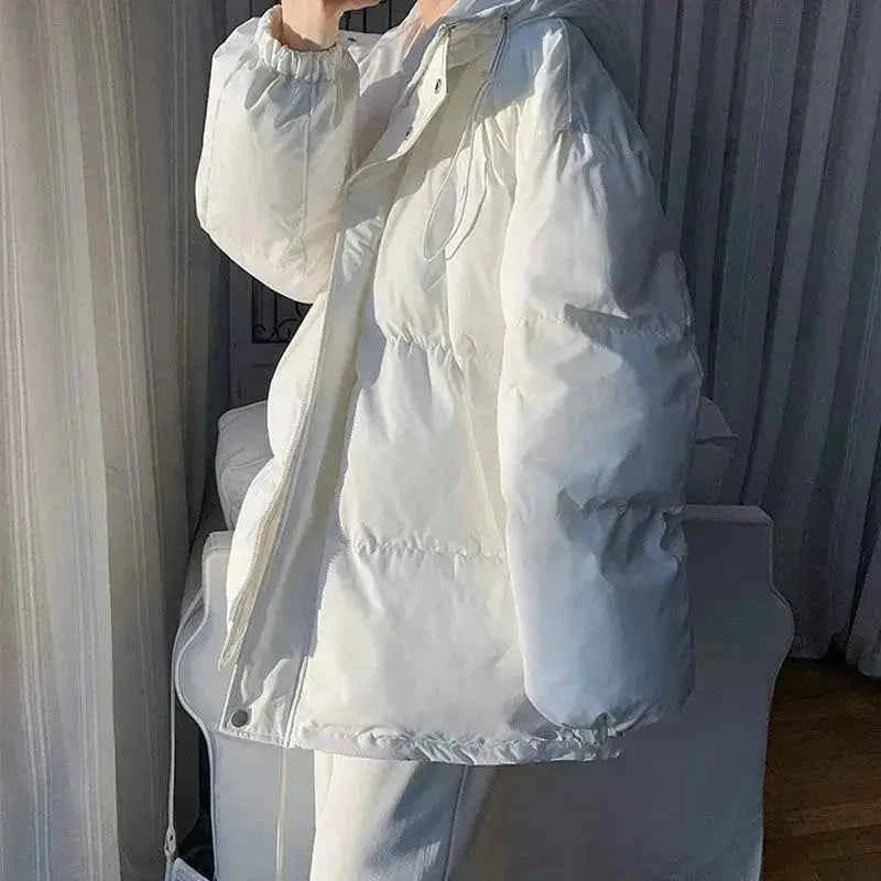 Thickened Hooded Winter Parka Puffer Jacket