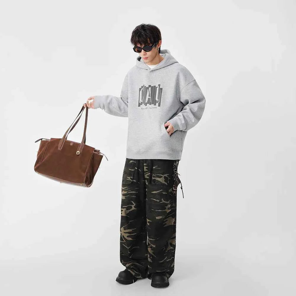 Versatile Winter Graphic Print Casual Hoodie