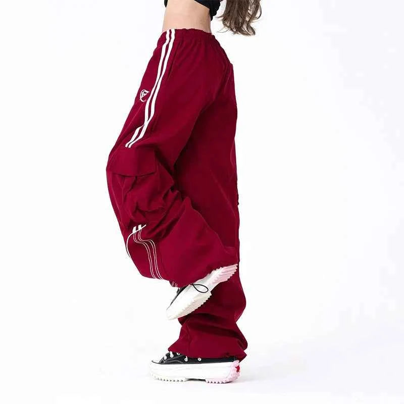 Vintage American Style Hip Hop Cargo Sweatpants