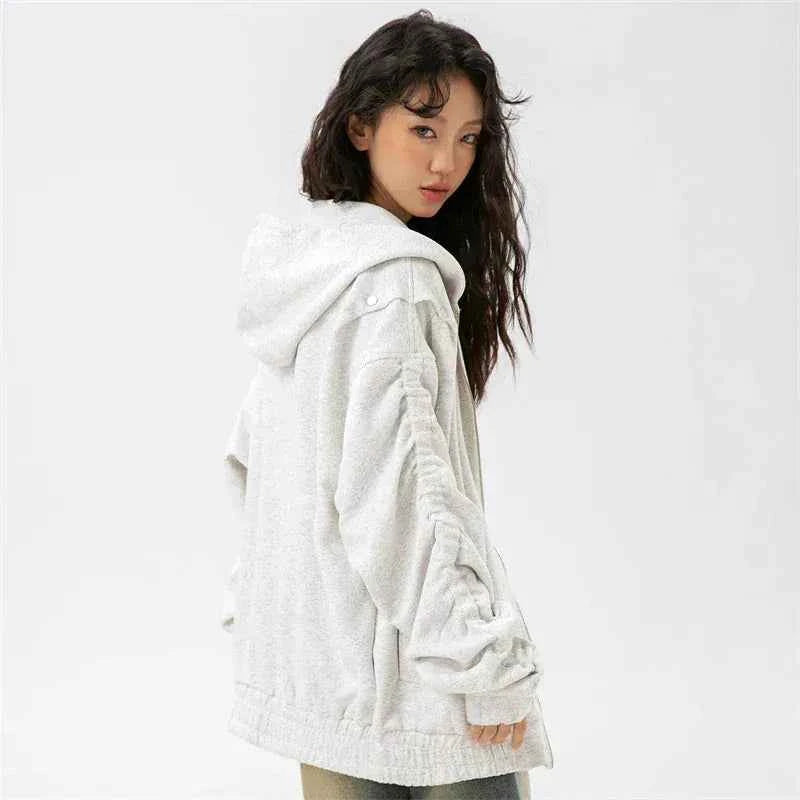 Zip Up Hoodie Edgy Urban