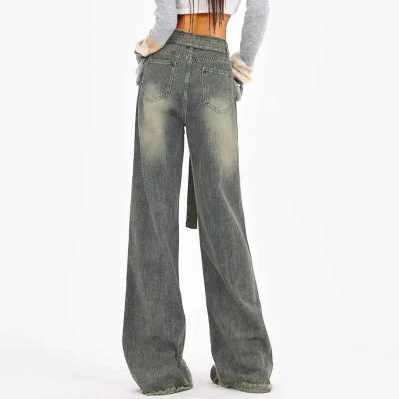 Signature 2000s Style Baggy Wide Leg Jeans