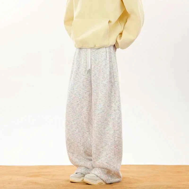 Cozy Plush Polka Dot Velvet Sweatpants