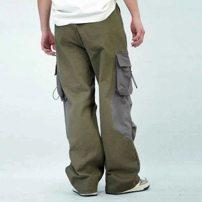 Utility Vibe Green Safari Style Cargo Pants