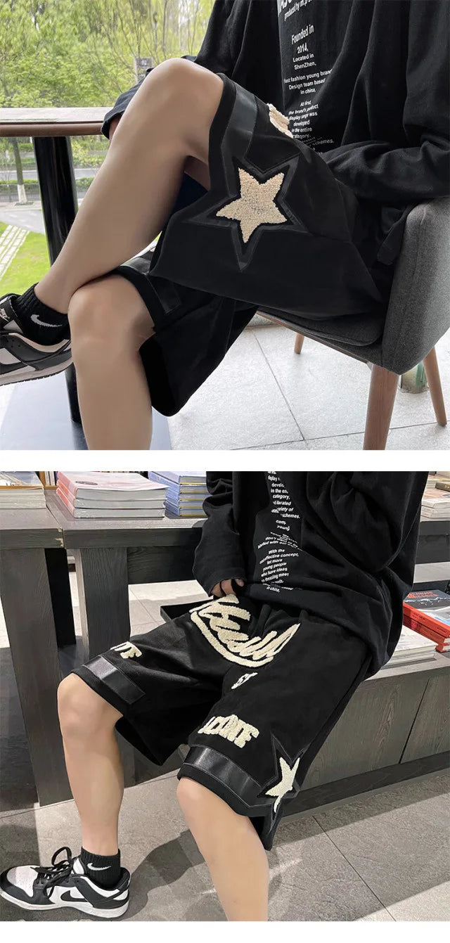 Number 66 Knee Length Shorts