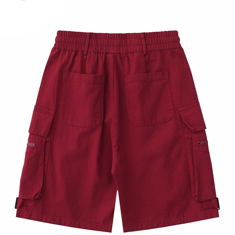 Cargo Track Multi Pockets Shorts