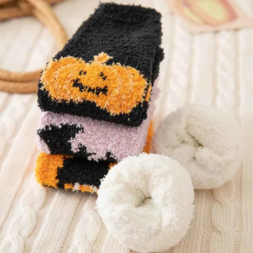 Funny Kawaii Halloween Cartoon Socks