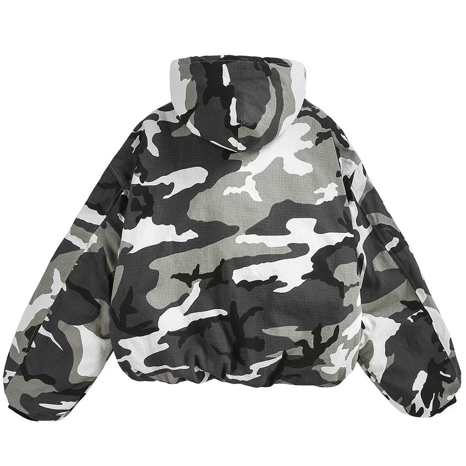 Disruptive Camouflage Elastic Waist Jacket