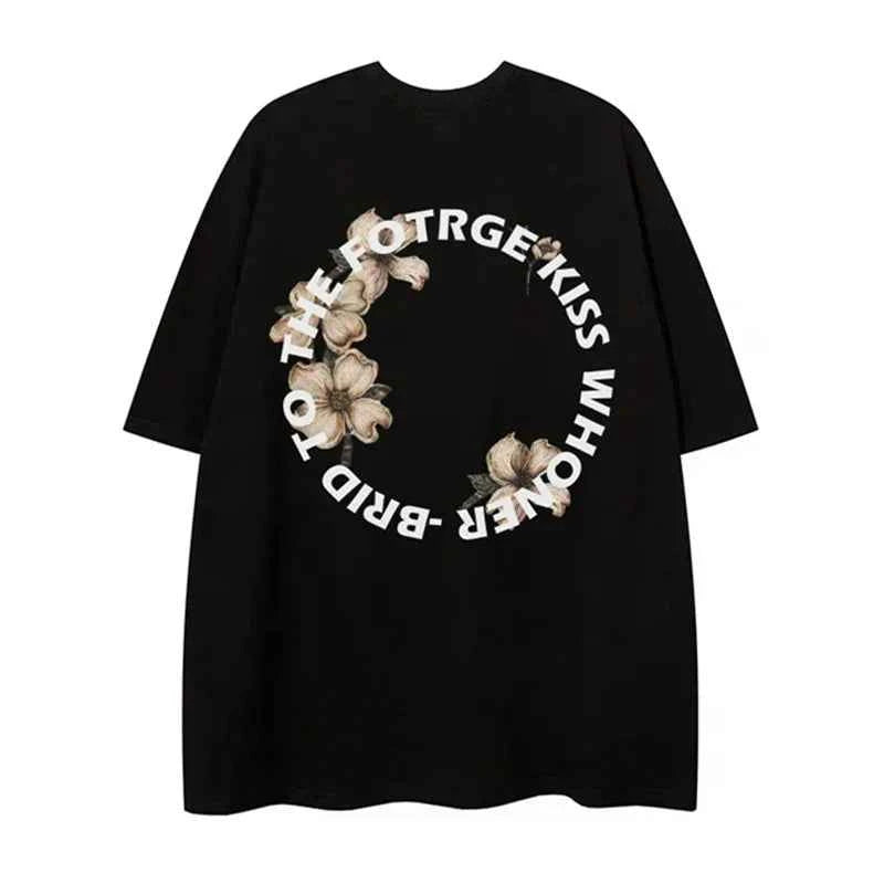 Men's Oversized Crewneck Cotton Summer T-Shirt