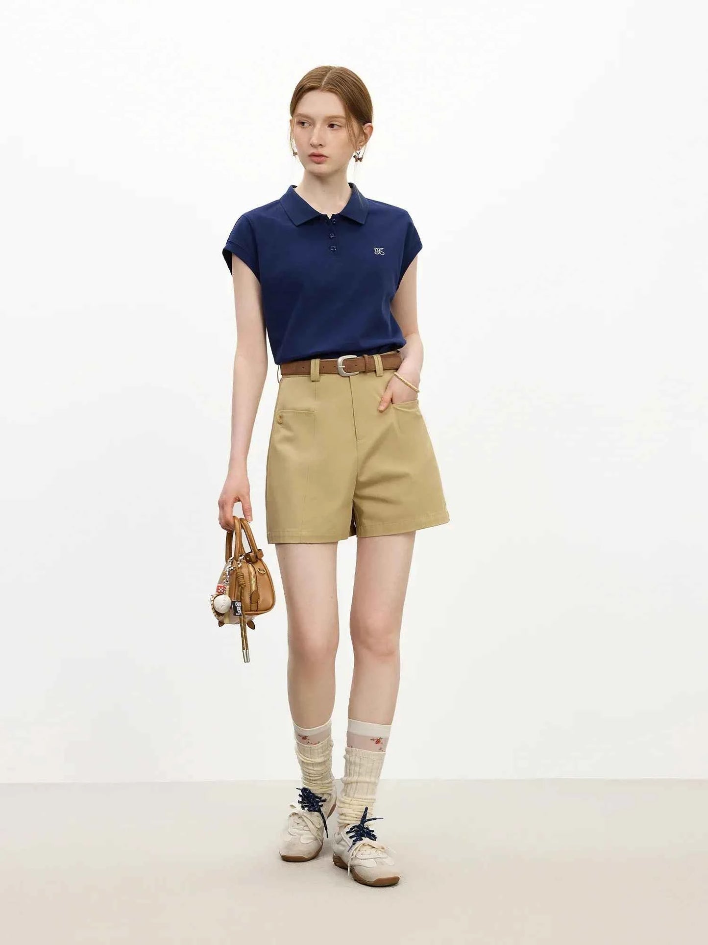 Women Youthful Summer Sporty Linen Blend T-Shirt