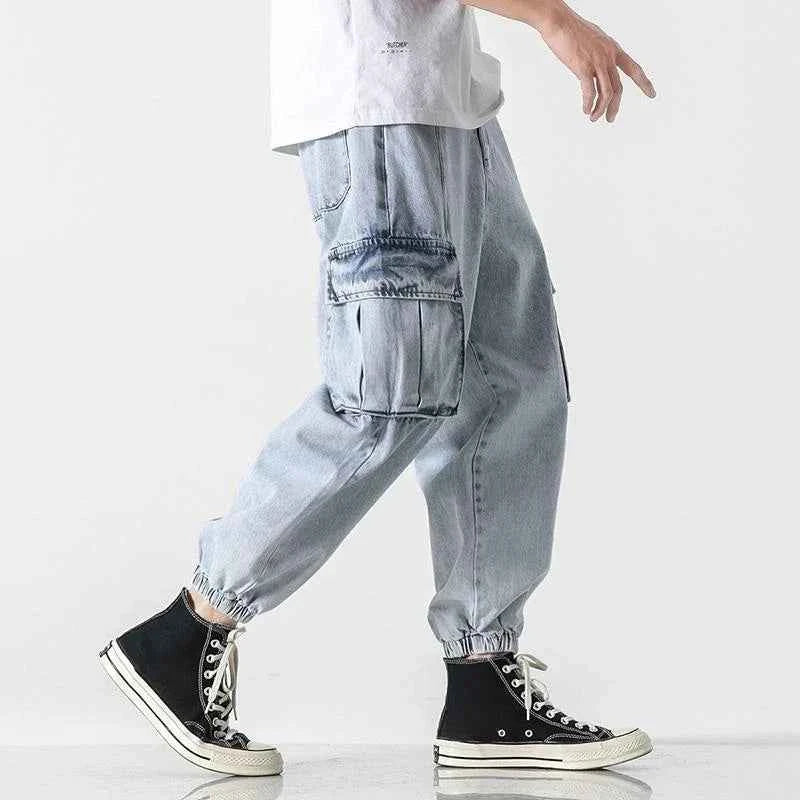 Durable High Street Cargo Denim Jeans