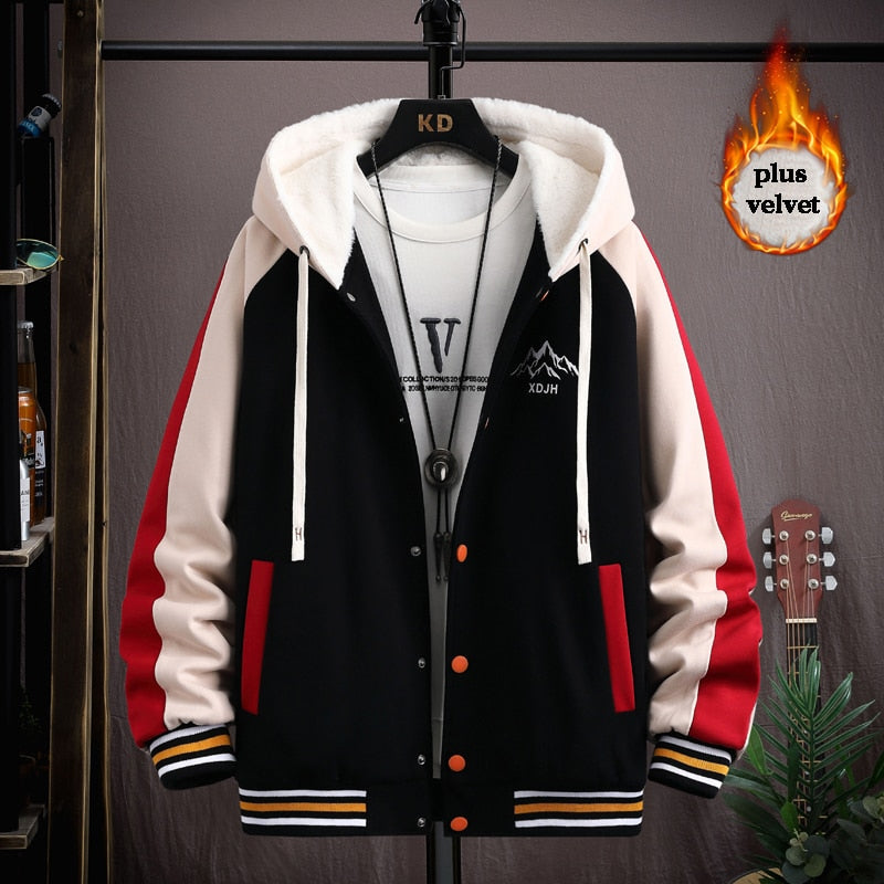 XDJH Hooded Varsity Jacket