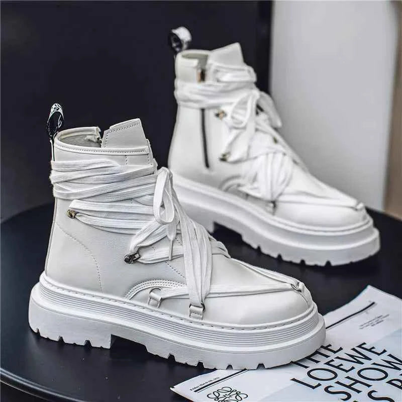 High Quality Personalized Strap Ankle Boots