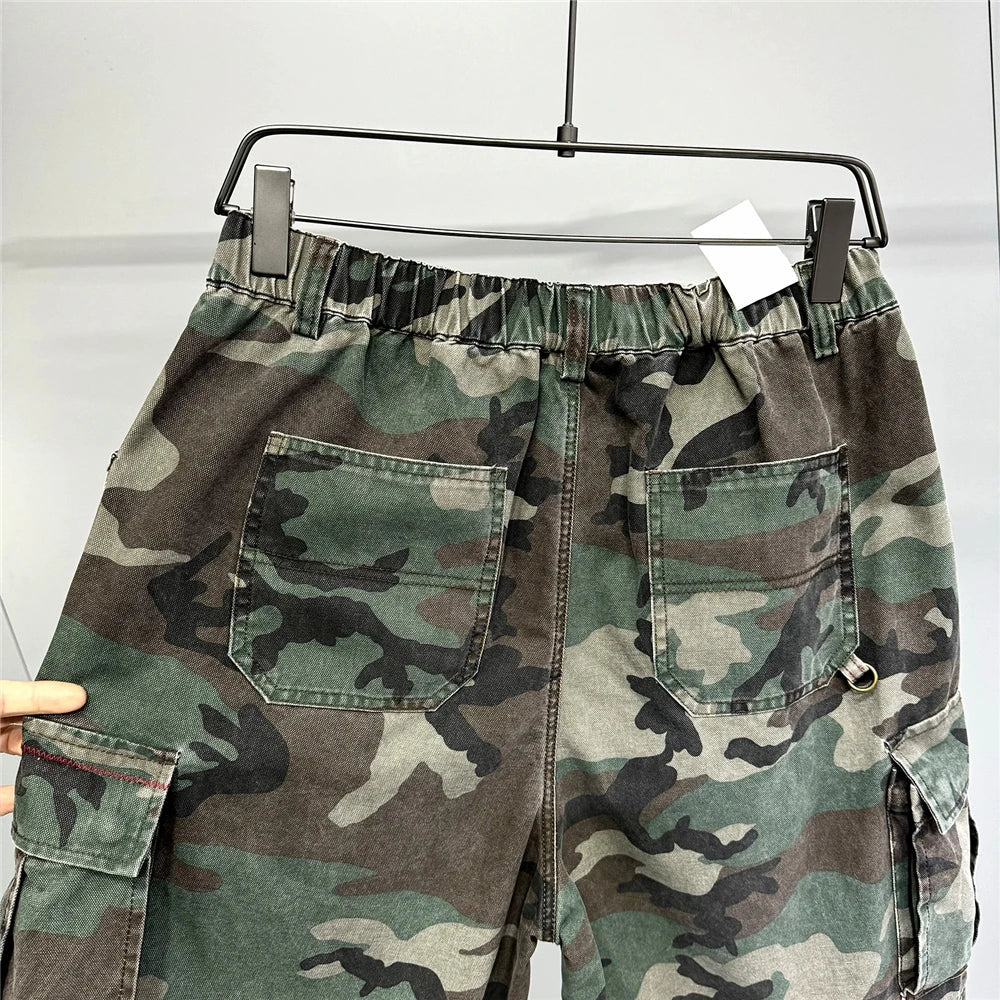 Tactical Camouflage Knee Length Shorts