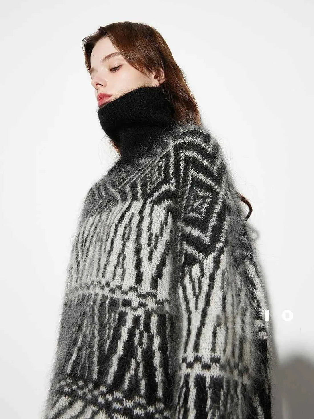 Cozy Vintage Mohair Turtleneck Sweater