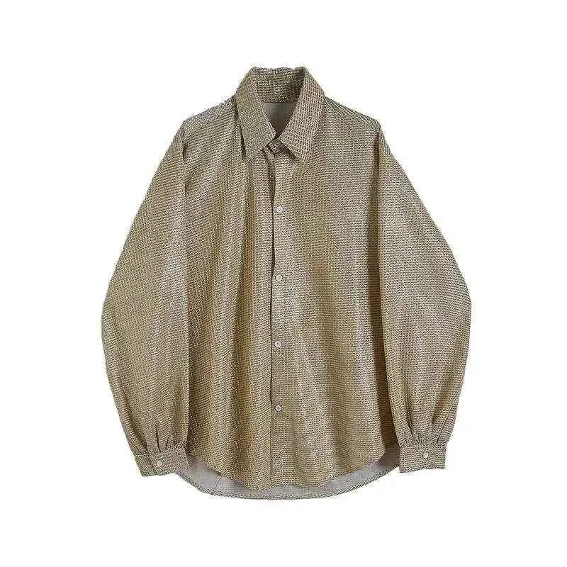 Sequin Design Elegant Long-Sleeved Shirt