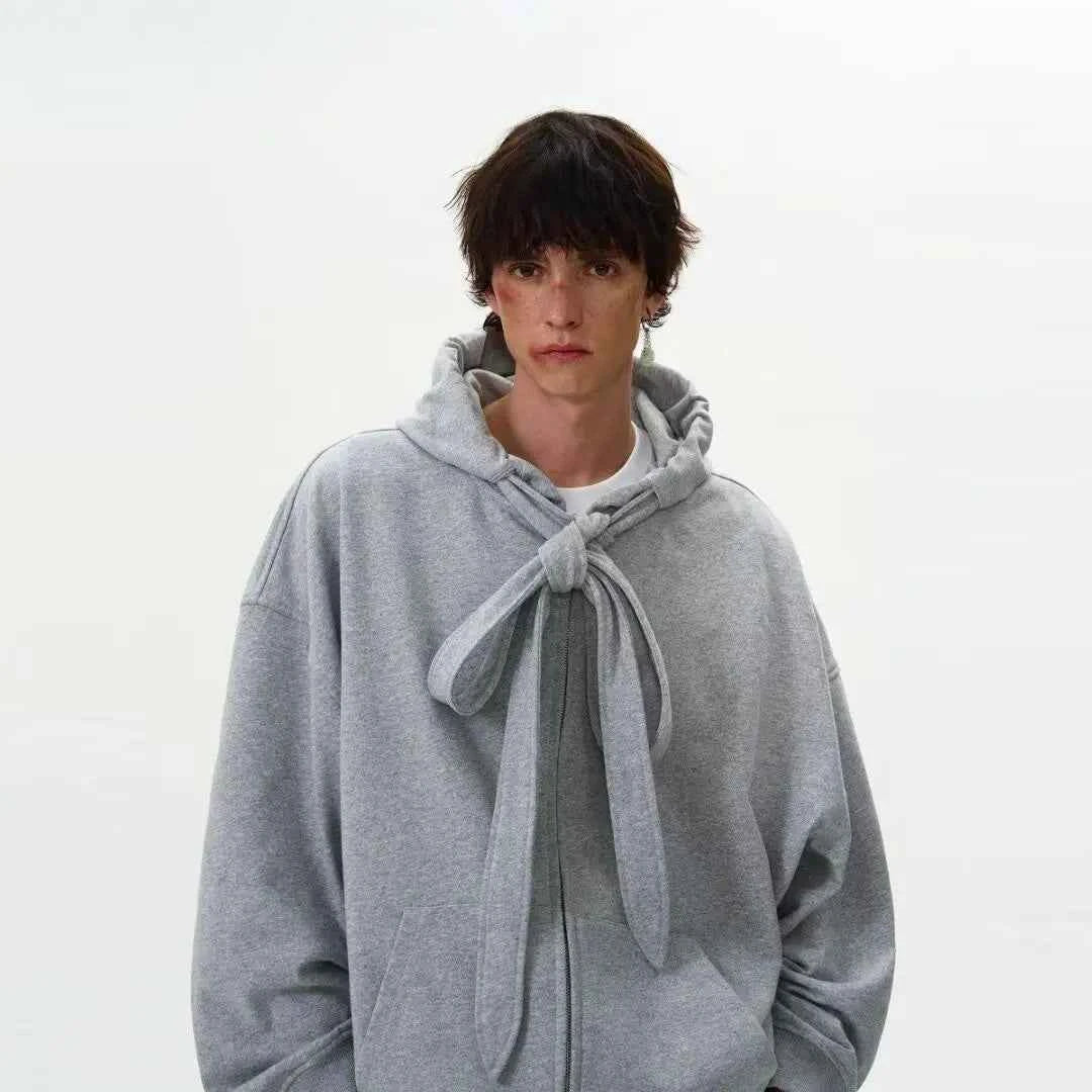 Streetwear Stylish Strap Design Casual Sweatshirt