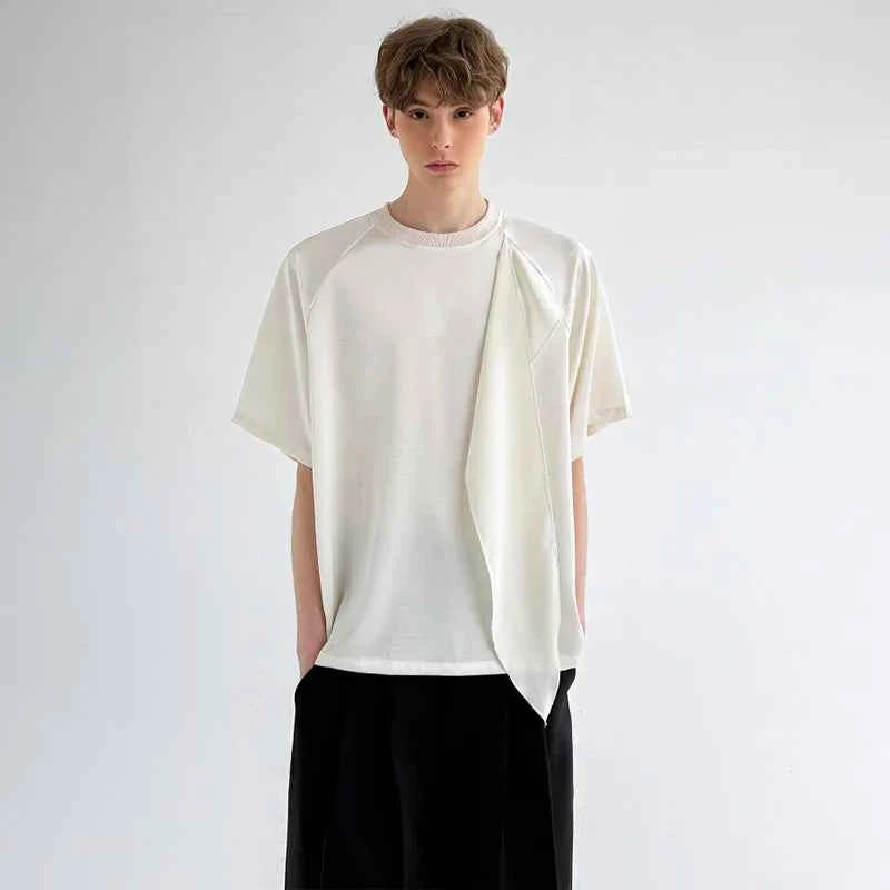 High Quality Personalized Ribbon Patchwork T-Shirt