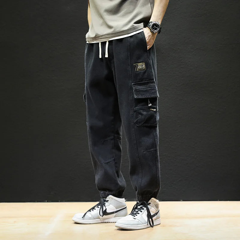 Straight Fit Elastic Ankle Length Pants