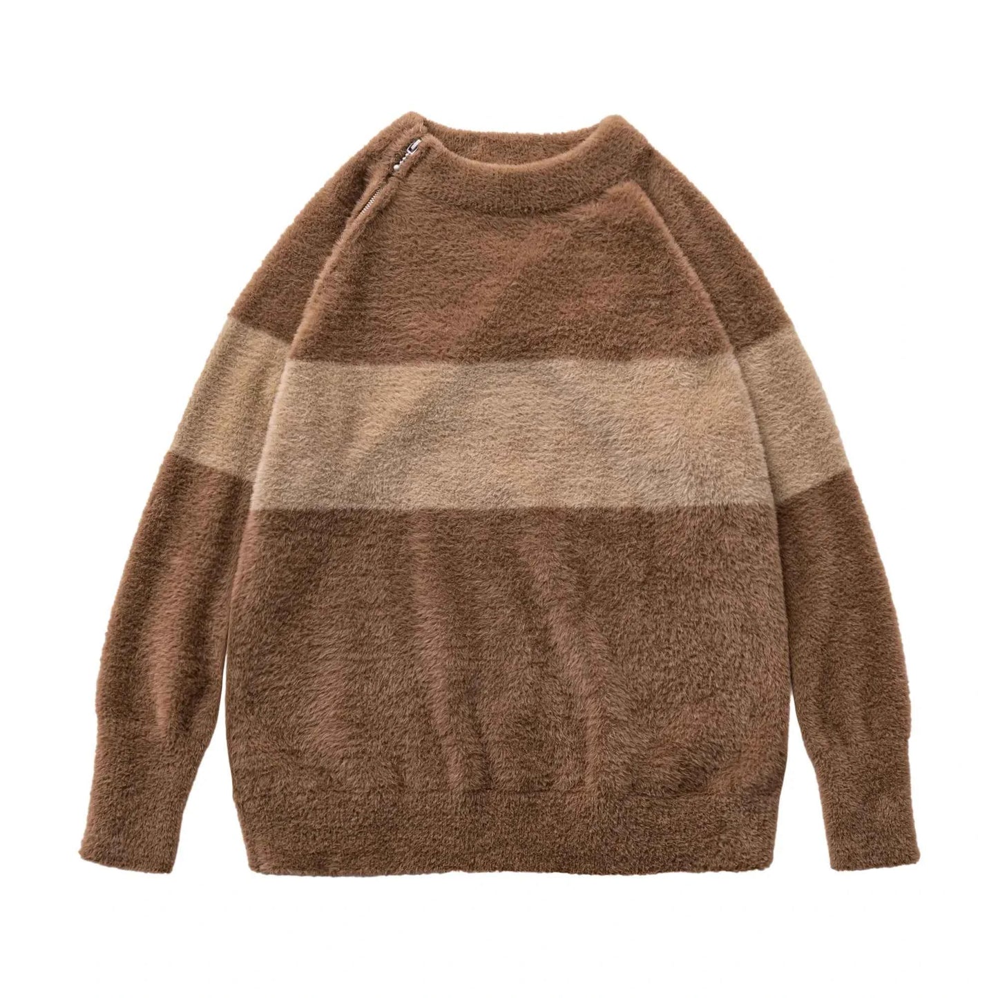 Cozy Striped Knitted Sweater Pullover