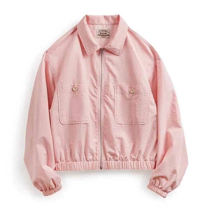 Women Casual Loose Baseball Jacket