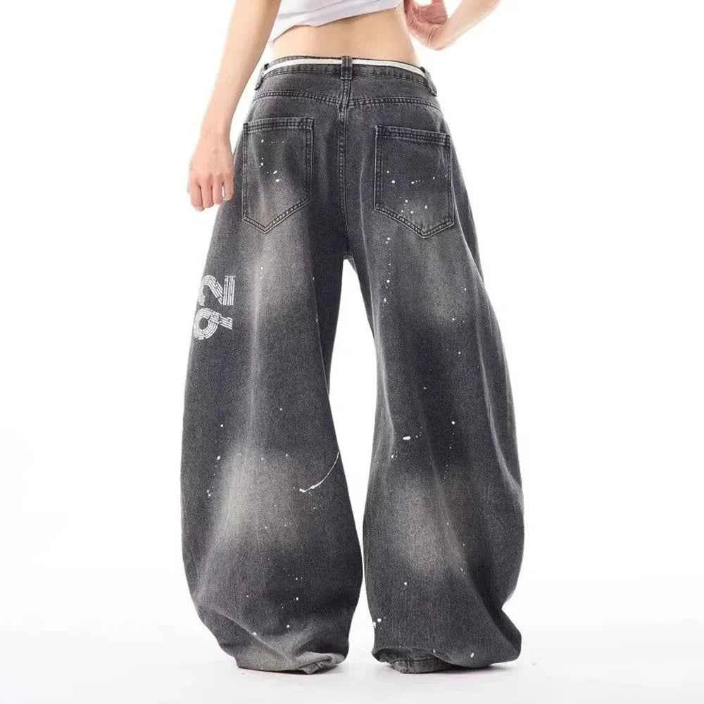 Machete Ink Washed American Style Retro Jeans