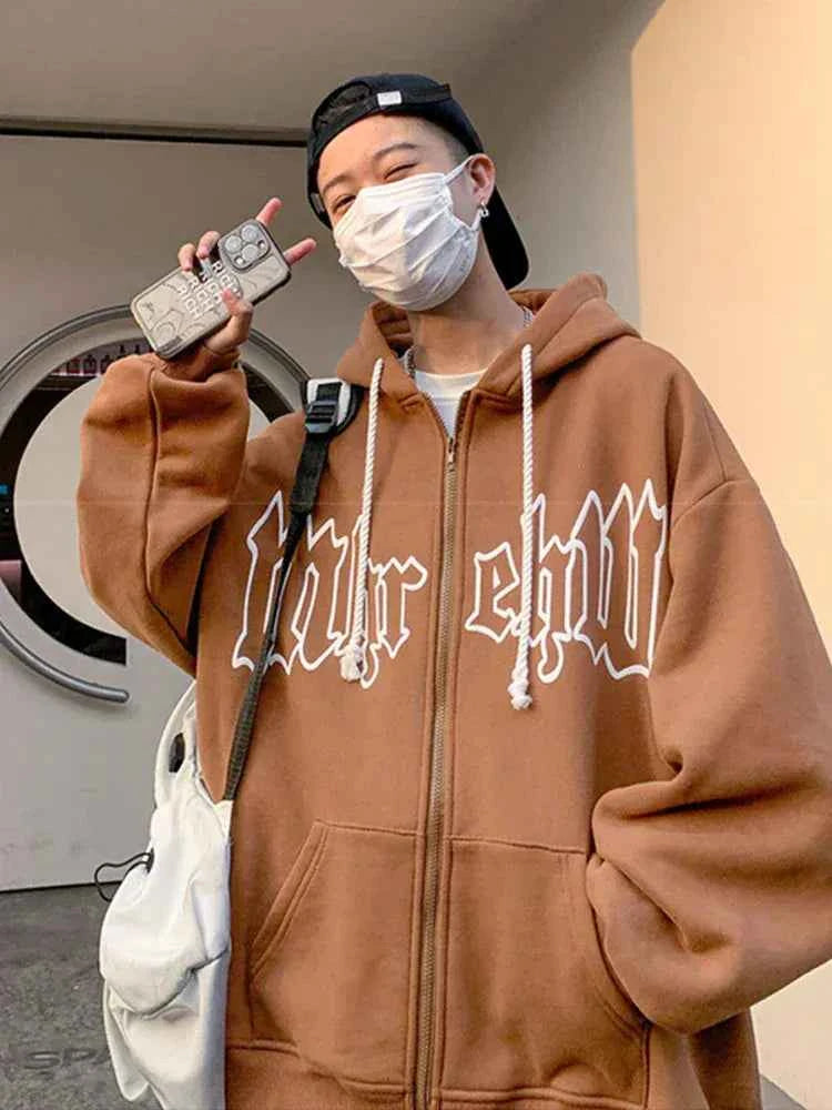 Zip Up Hoodie Gothic Arch