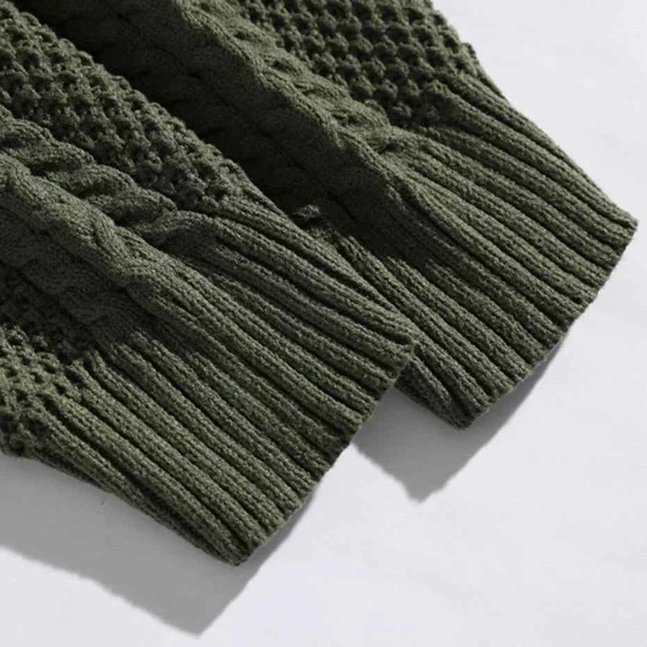 Cozy Solid Vintage Loose Knit Jumper Sweater