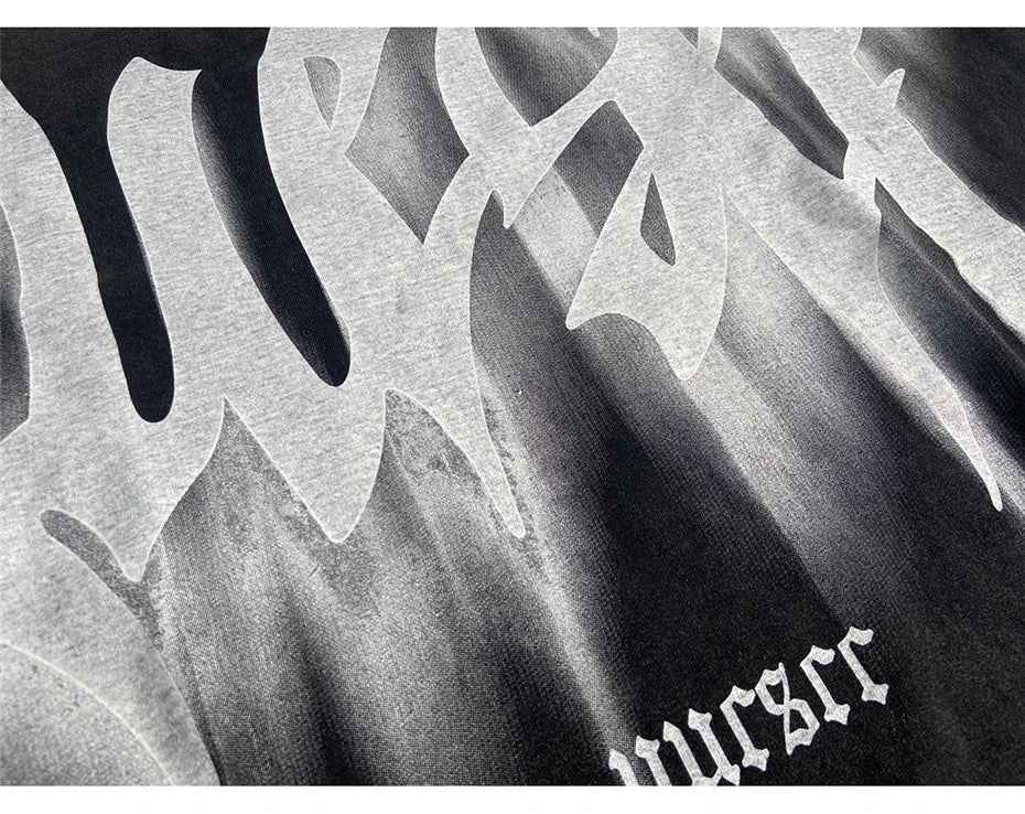 Vintage Streetwear Oversized Punk Print T-Shirt