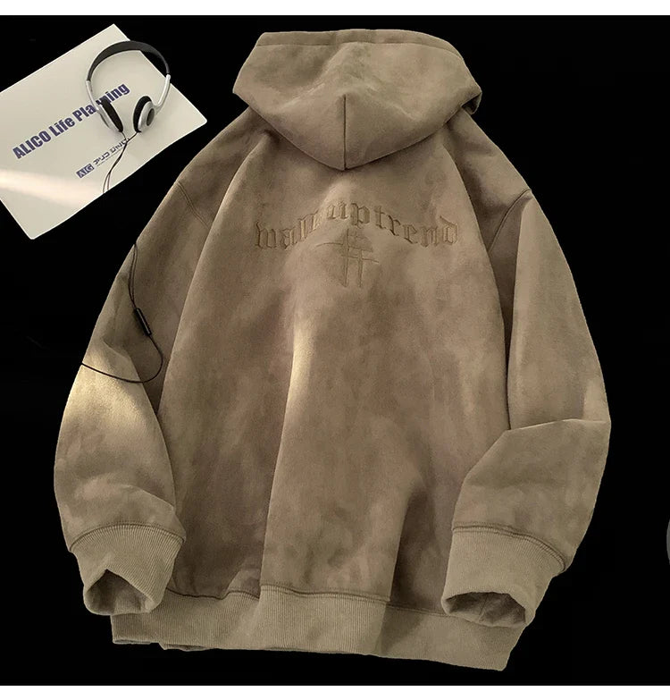 Malk Up Trend Suede Hoodie