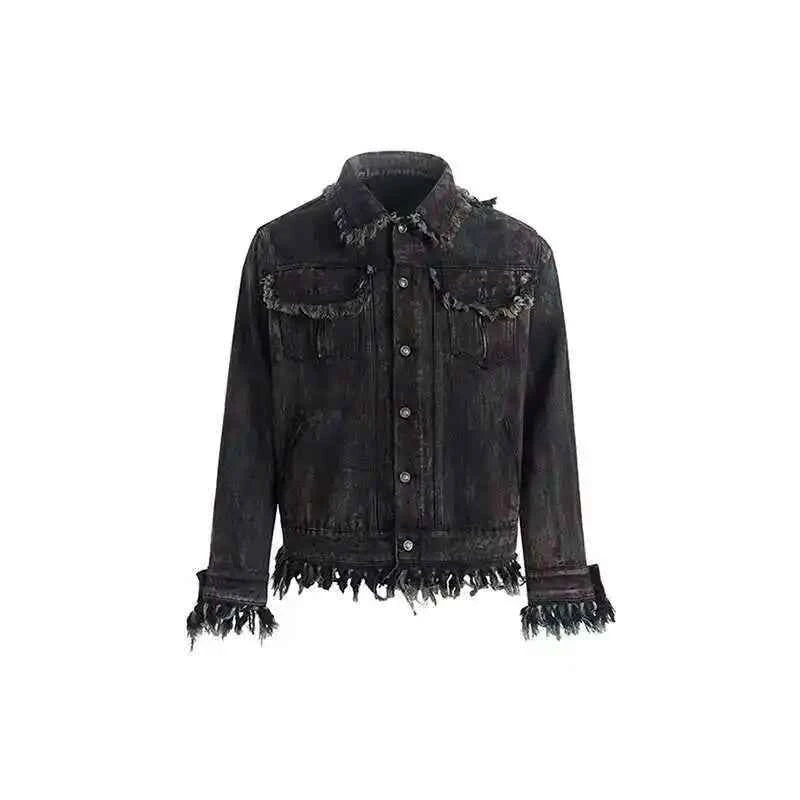 Premium with Raw Edge Denim Jacket