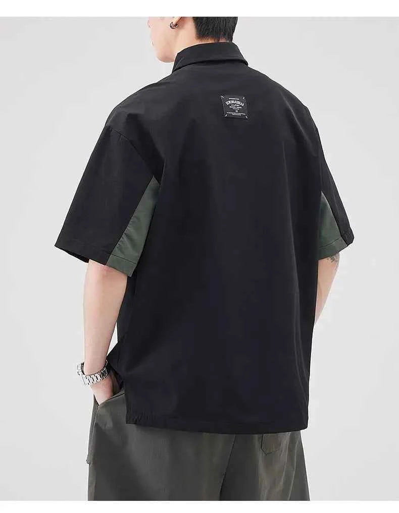 Corean Style Vibrant Short Sleeve Crewneck Polo T-Shirt