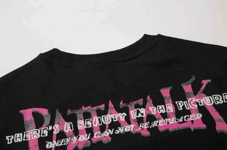 Gothic Dark Style Portrait Graphic Long-Sleeve T-Shirt