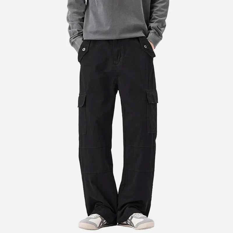 Flexible Y2K Distressed Loose Fit Cargo Pants