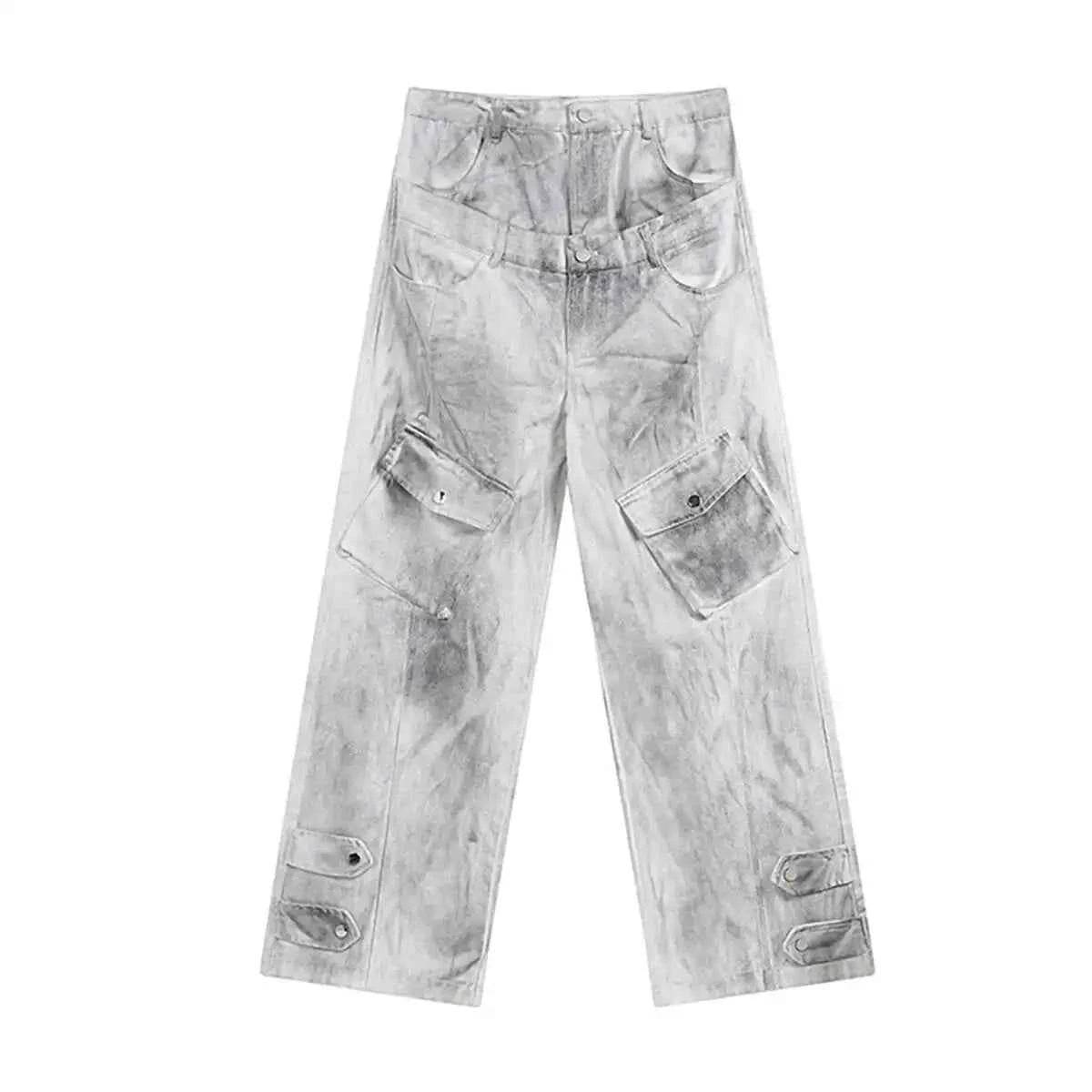 Original Lowkey Flex Washed Tie Dyed Loose Jeans