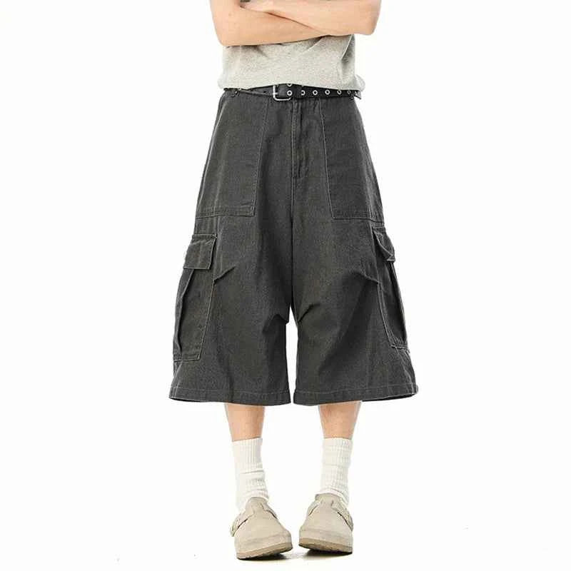 Cloud-Soft Korean Style Casual Cargo Short
