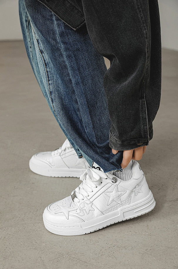 Stars Chunky Shoes - Multi-Dimensional Luxury Platform Trainers | LuxuryUrbanwear