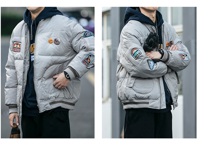 OREGON WILD Rock Patches Bomber Jacket